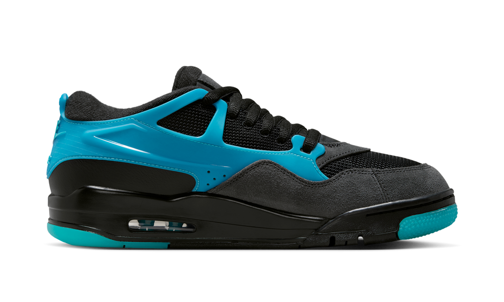 Air Jordan 4 RM Black Gamma Blue FQ7939-040 — Vista 2