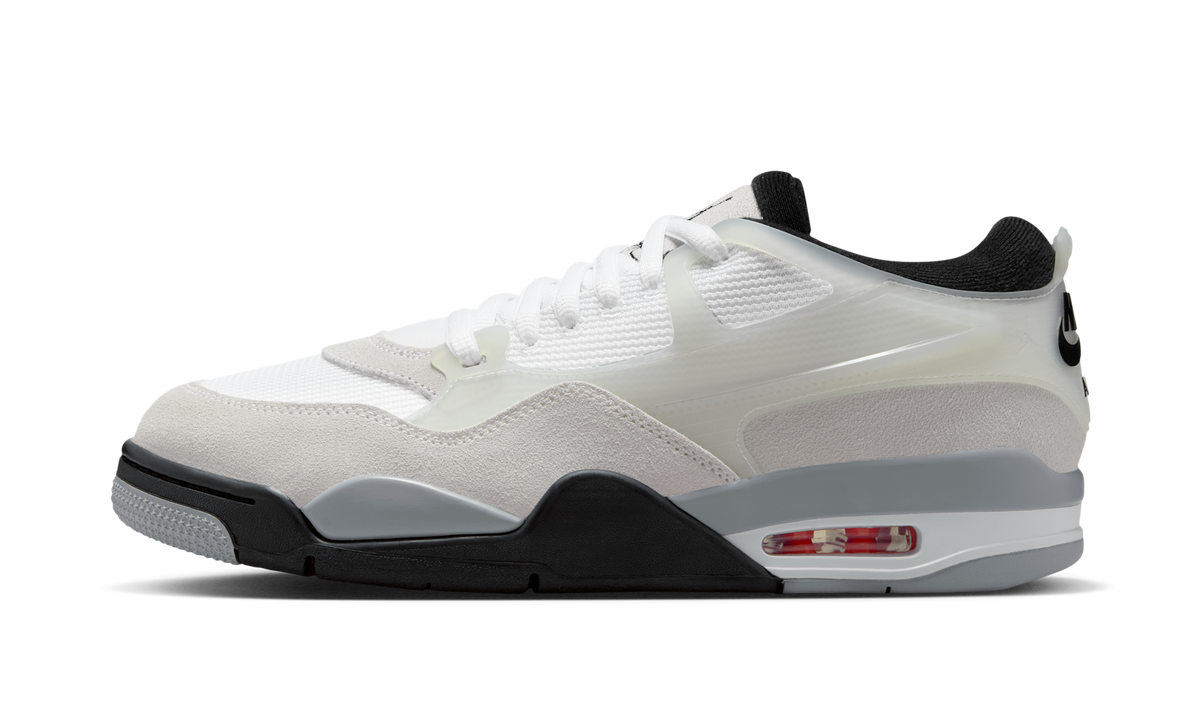 Air Jordan 4 RM White Light Smoke Grey Black FQ7939-108 — Vista 1