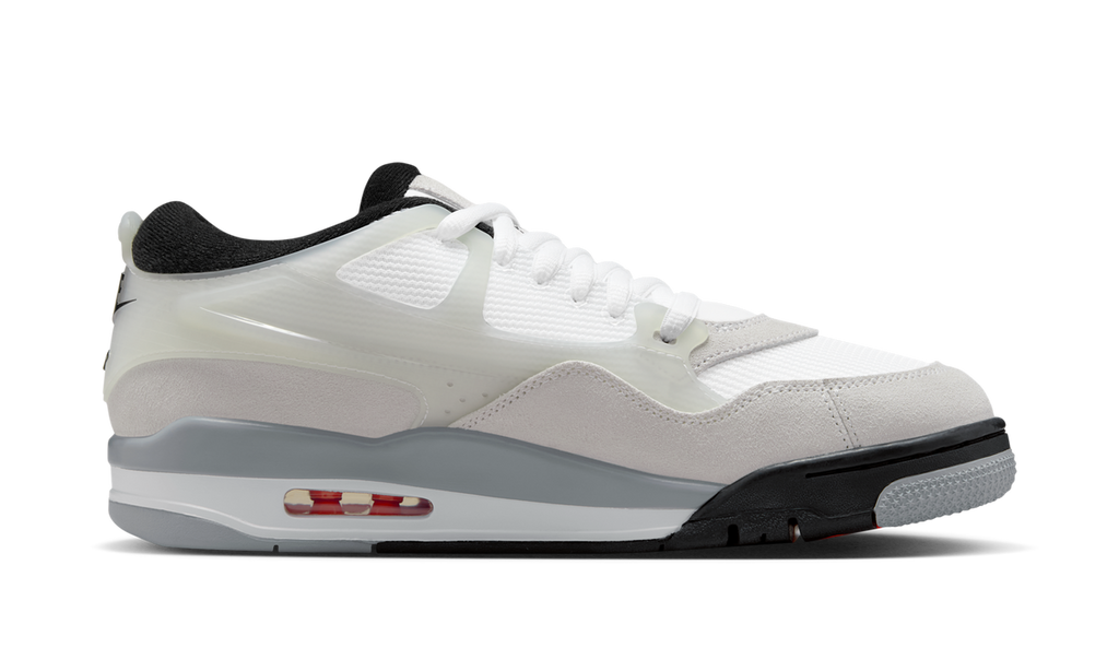 Air Jordan 4 RM White Light Smoke Grey Black FQ7939-108 — Vista 2