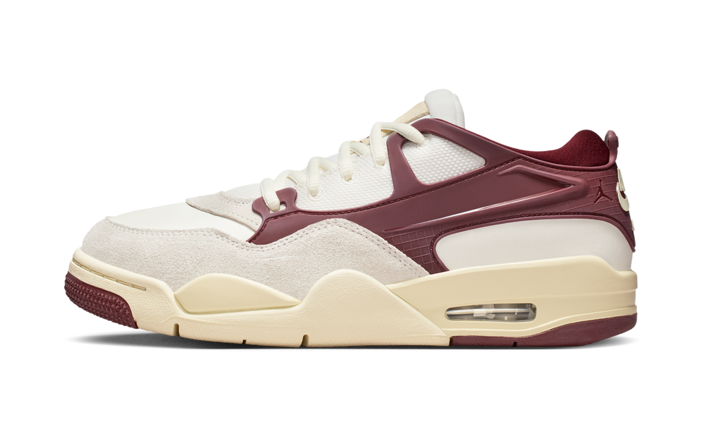 Air Jordan 4 RM Sail Dark Team Red Coconut Milk (Women's) FQ7940-101 — Vista 1