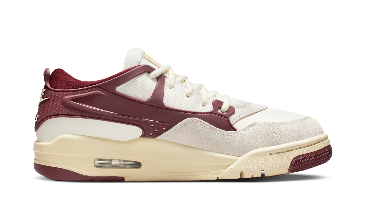 Air Jordan 4 RM Sail Dark Team Red Coconut Milk (Women's) FQ7940-101 — Vista 2