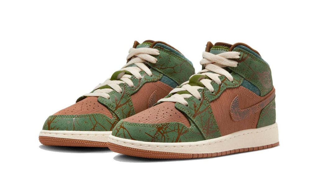Air Jordan 1 Mid Treeline FQ8101-200 — Vista 2