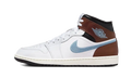 Air Jordan 1 Retro Mid SE Brown Blue Grey (GS) FQ8162-142 — Vista 1