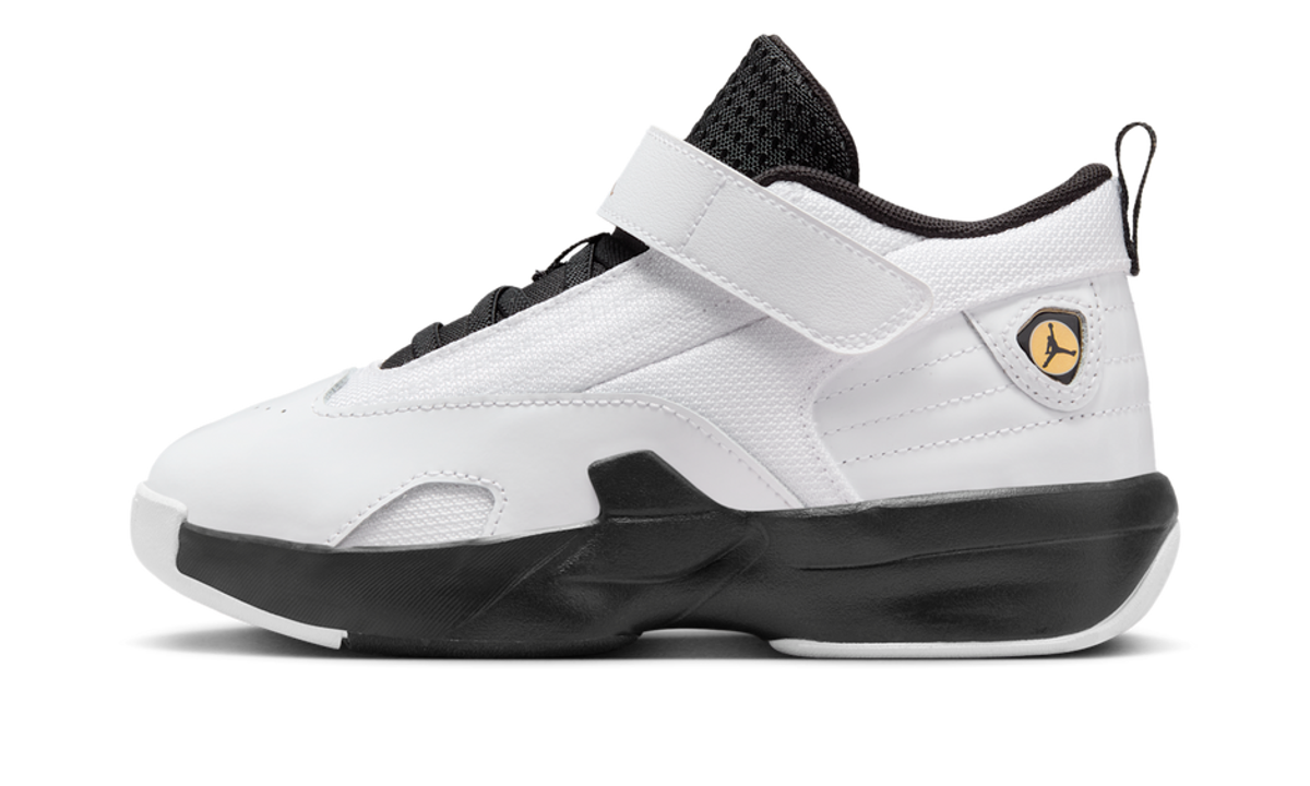 Air Jordan Max Aura 6 White Black Metallic Gold (PS) FQ8299-101 — Vista 1