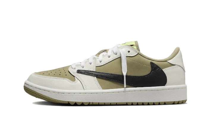 Air Jordan 1 Low Golf Travis Scott Neutral Olive FZ3124-200 - Vista 1
