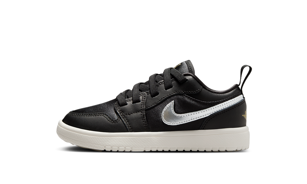 Air Jordan 1 Low Alt SE Black Silver Sail Gold (PS) FZ3920-001 — Vista 1