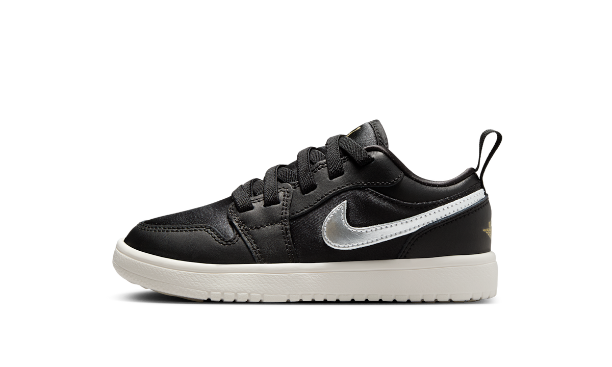 Air Jordan 1 Low Alt SE Black Silver Sail Gold (PS) FZ3920-001 — Vista 1