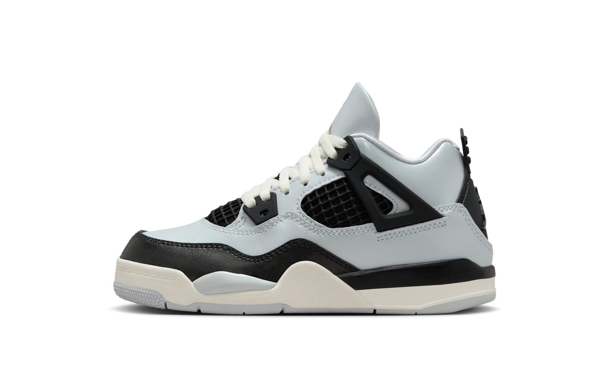 Air Jordan 4 Retro Platinum Gold (PS) FZ8586-070 — Vista 1