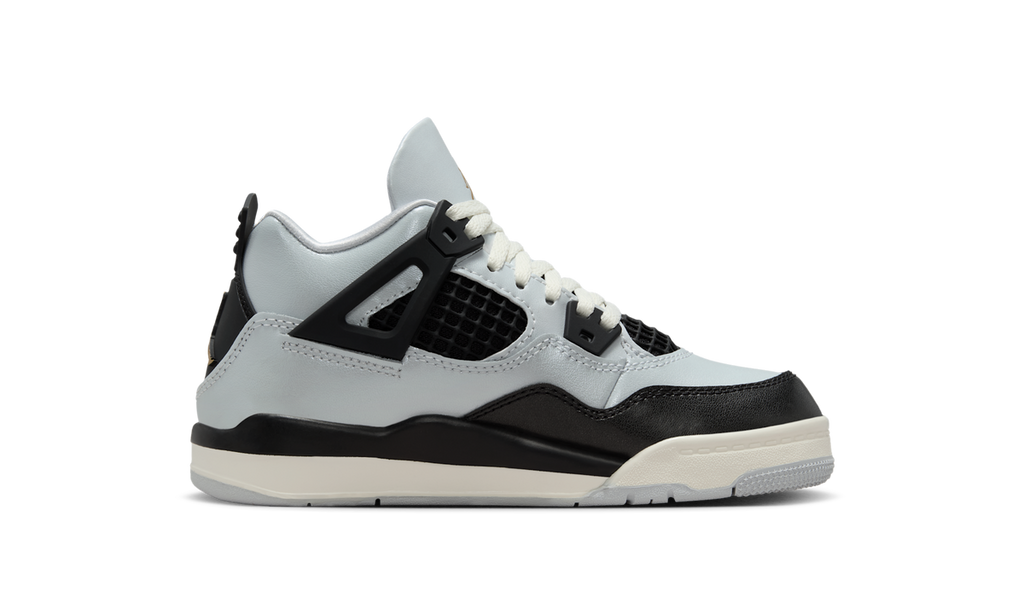 Air Jordan 4 Retro Platinum Gold (PS) FZ8586-070 — Vista 2