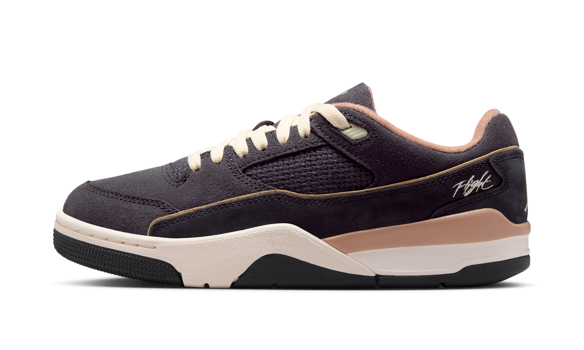 Air Jordan Flight Court Black Rattan Coconut Milk (Women's) FZ9854-001 — Vista 1