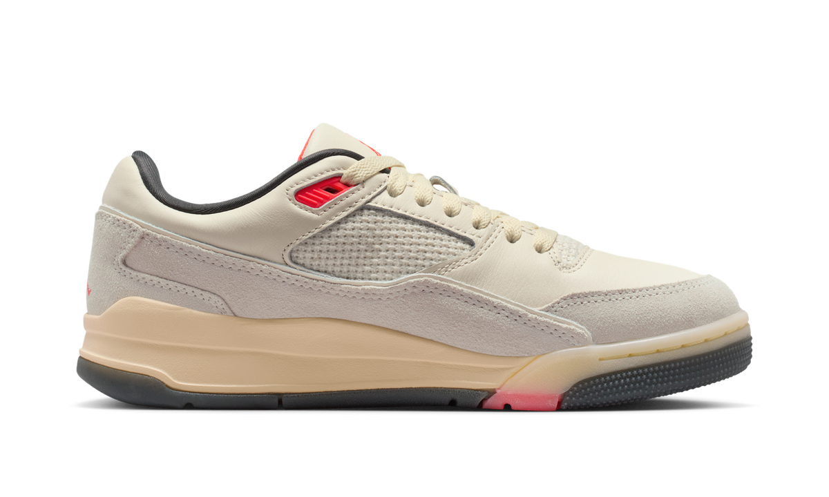 Air Jordan Flight Court Pale Ivory Anthracite Infrared (Women's) FZ9854-108 — Vista 2