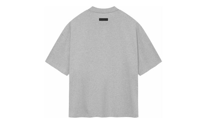 Fear of God Essentials Heavy Jersey Crewneck SS24 Light Heather Grey Tee (Double Oversized)