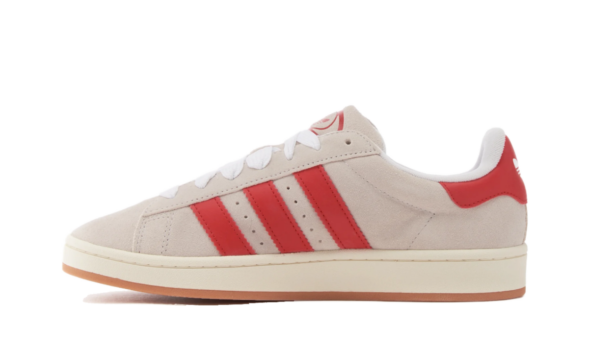 Adidas Campus 00s Crystal White Better Scarlet