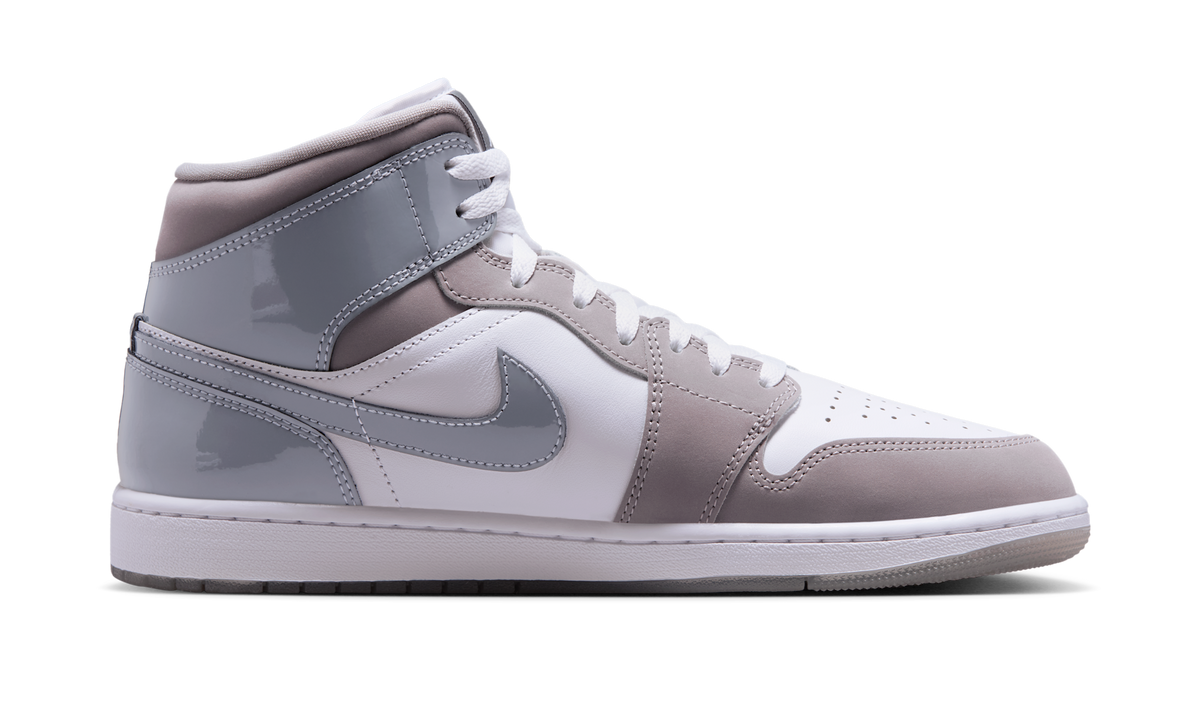 Air Jordan 1 Mid SE White Medium Grey Cool Grey HF3216-100 — Vista 2