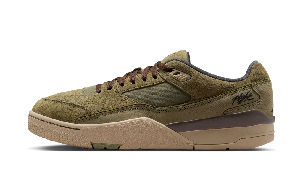 Air Jordan Flight Court Medium Olive Baroque Brown HF3255-202 — Vista 1