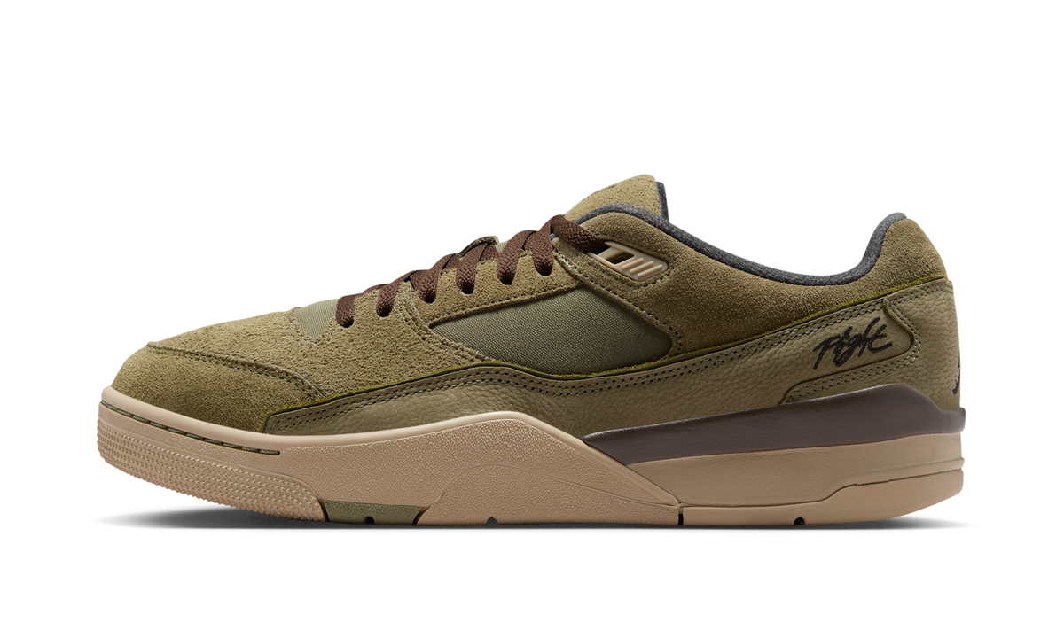 Air Jordan Flight Court Medium Olive Baroque Brown HF3255-202 — Vista 1