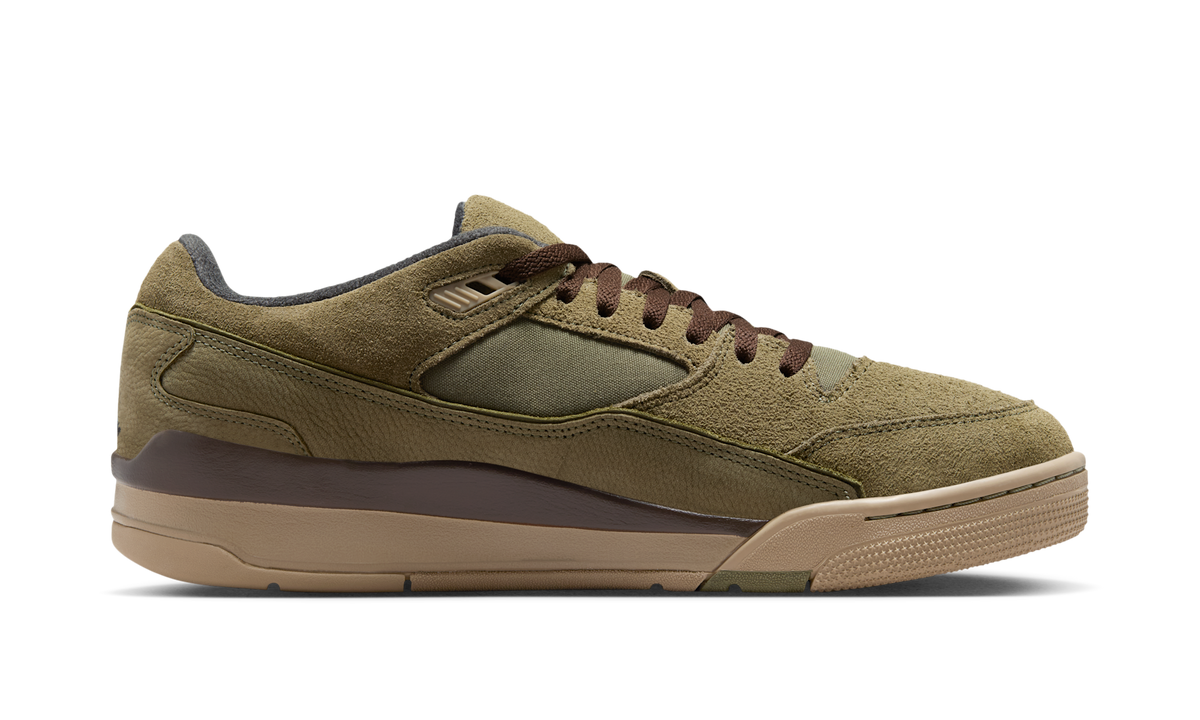 Air Jordan Flight Court Medium Olive Baroque Brown HF3255-202 — Vista 2