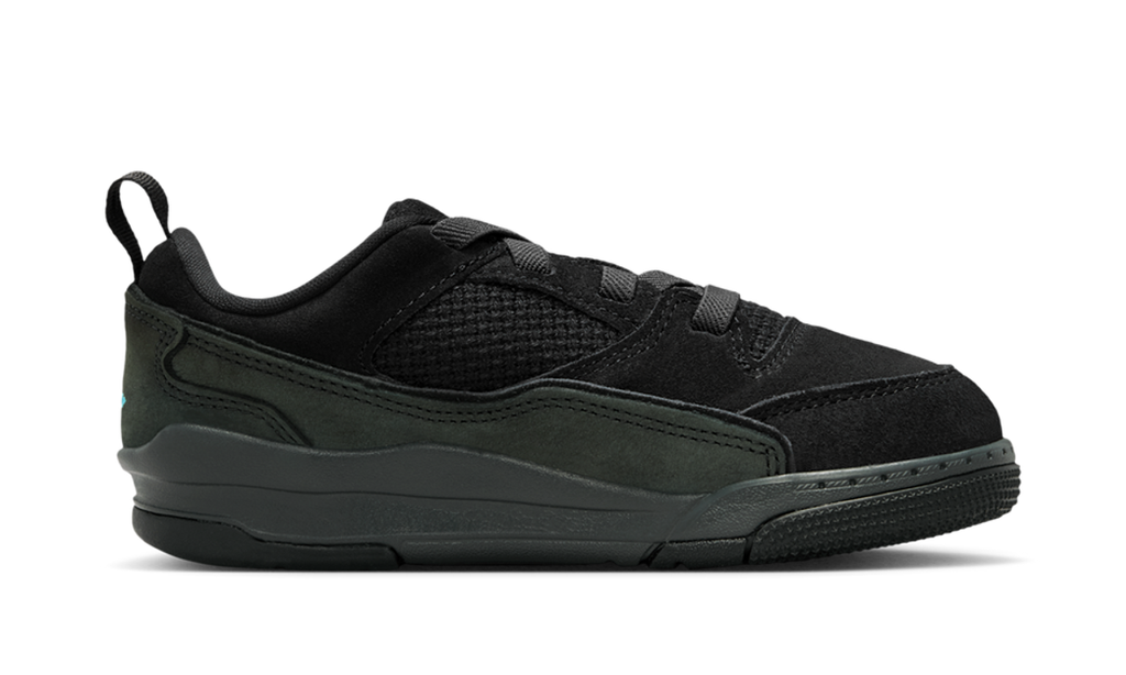 Air Jordan Flight Court Black Gamma Blue (PS) HF3332-040 — Vista 2