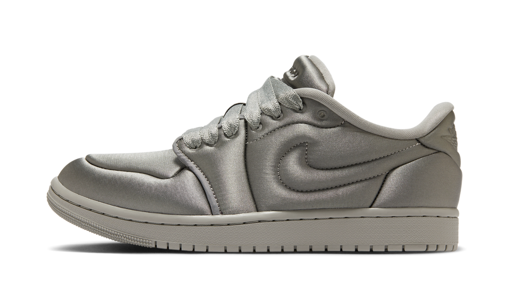 Air Jordan 1 Low Method of Make Satin Medium Grey (Women's) HF3969-002 — Vista 1