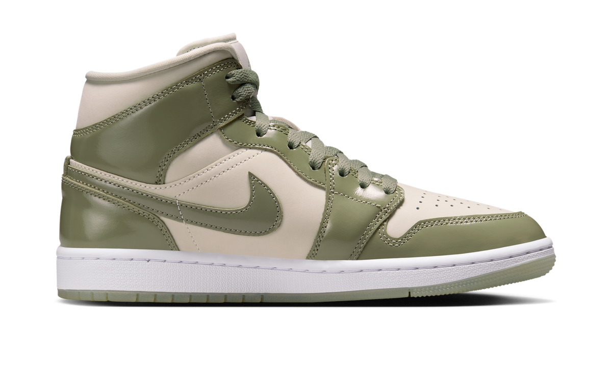 Air Jordan 1 Mid SE Sea Glass Oil Green (Women's) HF4079-003 — Vista 2