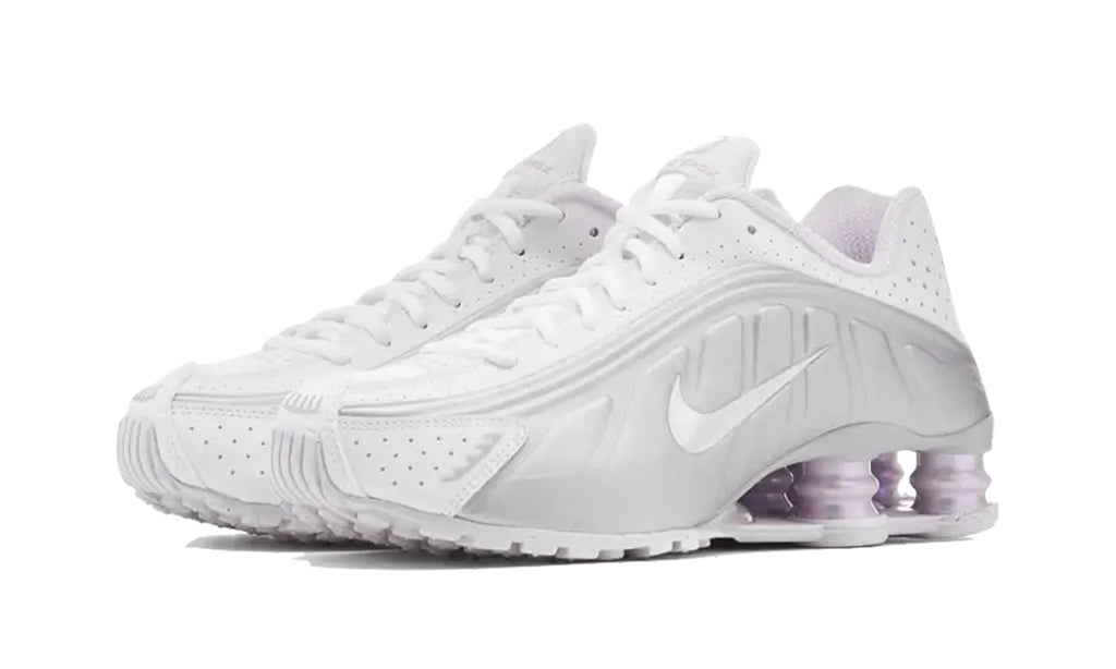 Nike Shox R4 White Metallic Platinum Barely Grape (Women's) — Foto 2