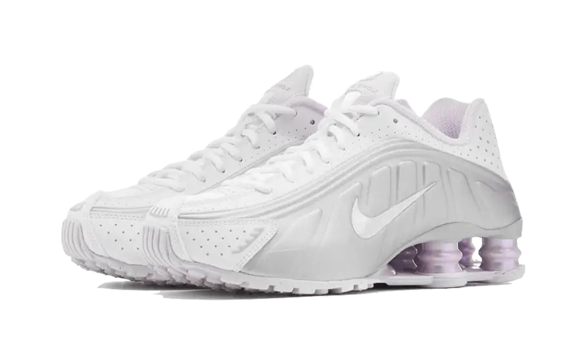Nike Shox R4 White Metallic Platinum Barely Grape (Women's) — Foto 2