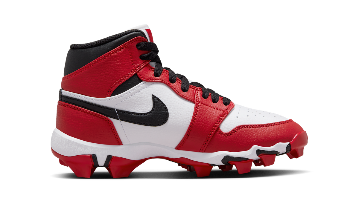 Air Jordan 1 Mid Cleat Chicago (GS) HF6883-106 — Vista 2