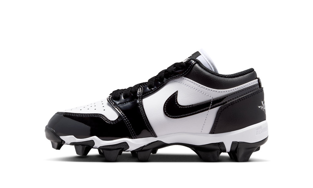 Air Jordan 1 Low Cleat Patent Panda (GS) HF6885-101 — Vista 1
