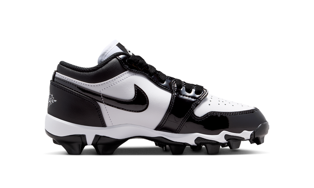 Air Jordan 1 Low Cleat Patent Panda (GS) HF6885-101 — Vista 2