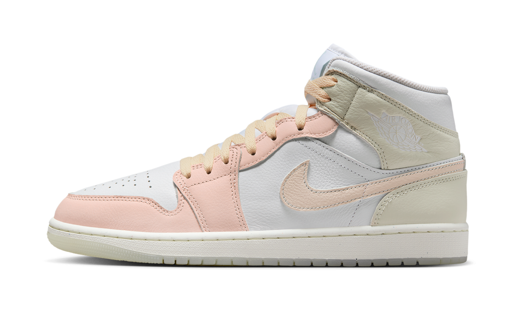 Air Jordan 1 Mid SE White Sea Glass Glacier Blue Guava Ice HJ6654-100 — Vista 1