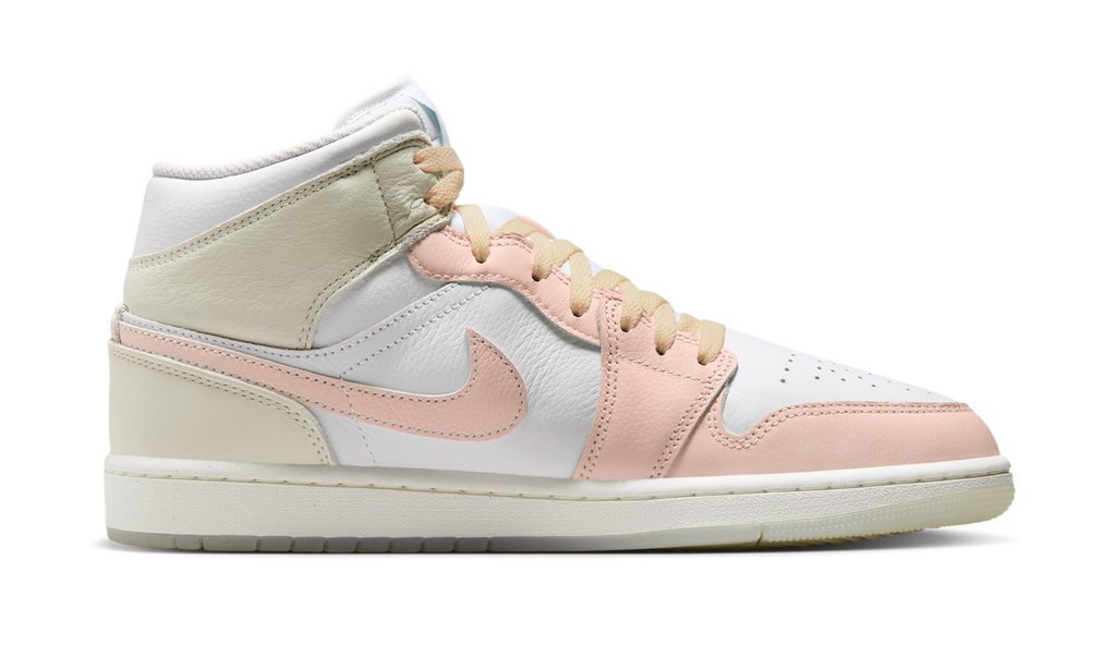 Air Jordan 1 Mid SE White Sea Glass Glacier Blue Guava Ice HJ6654-100 — Vista 2