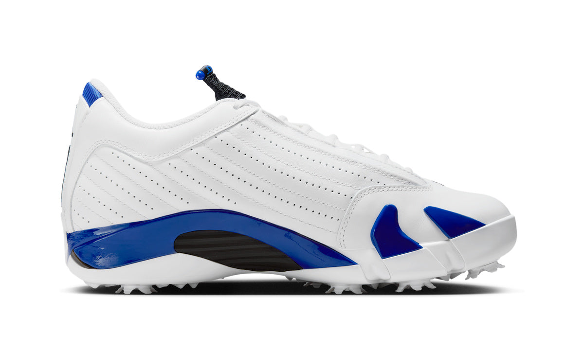 Air Jordan 14 Retro Golf White Hyper Royal HJ7710-101 — Vista 3