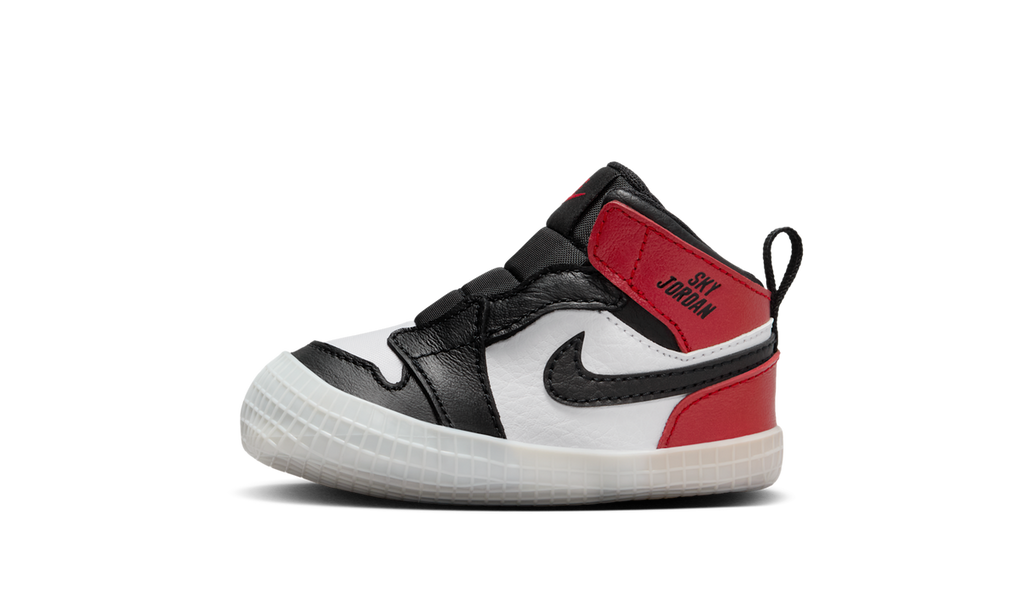 Air Jordan 1 Crib Bootie Black Toe Reimagined (I) HJ9289-061 — Vista 1