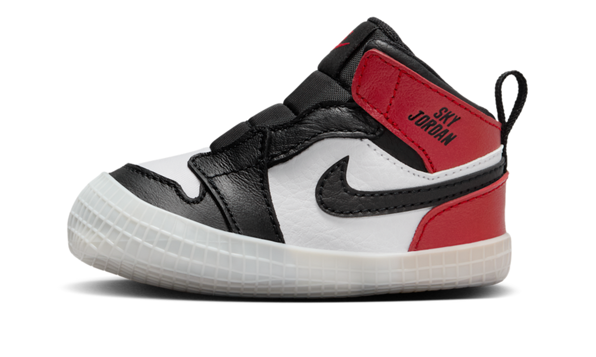 Air Jordan 1 Crib Bootie Black Toe Reimagined (I) HJ9289-061 — Vista 1