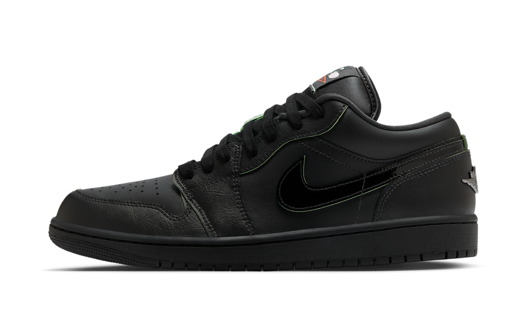 Air Jordan 1 Low SE Black Cat Mascot HM3690-001 — Vista 1