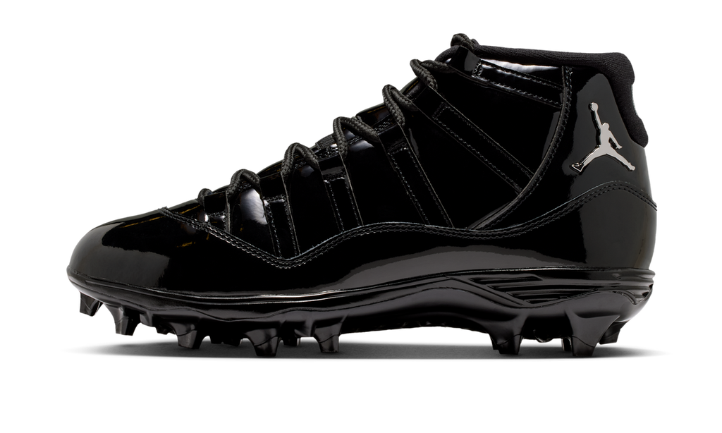 Air Jordan 11 Mid TD Cleat Patent Black HM7324-001 — Vista 1