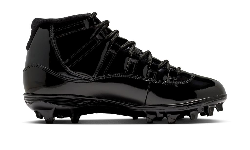 Air Jordan 11 Mid TD Cleat Patent Black HM7324-001 — Vista 2