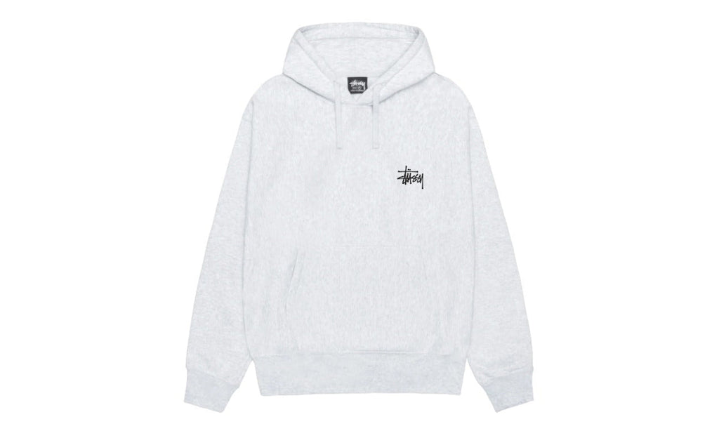 Stussy Basic Hoodie Ash Heather