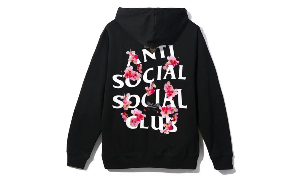 Hoodie Anti Social Social Club Kkoch en negro