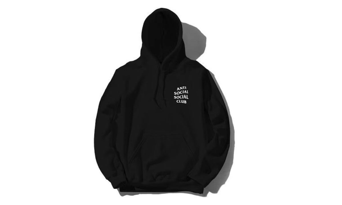 Hoodie Anti Social Social Club Kkoch en negro