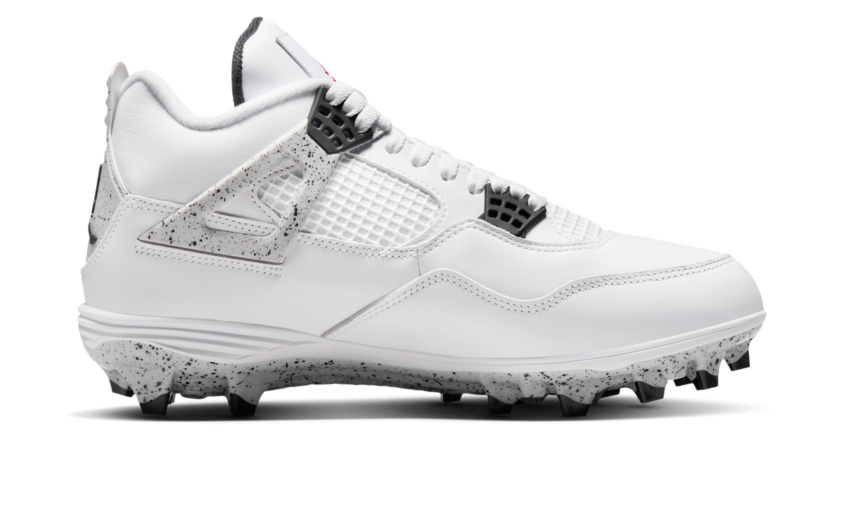 Air Jordan 4 Retro TD Cleat White Cement HQ0207-106 — Vista 2