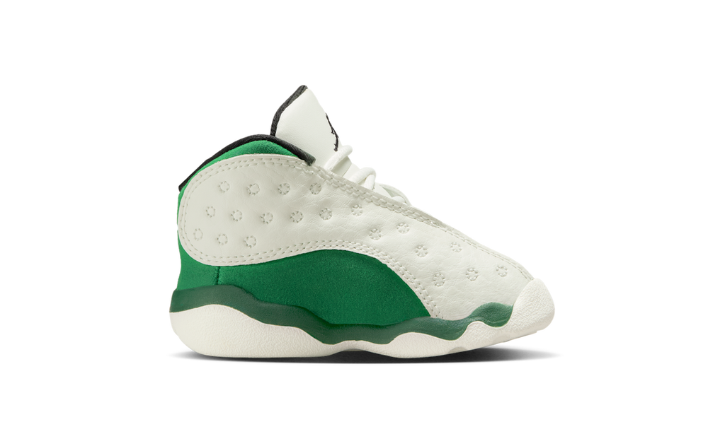 Air Jordan 13 Retro Sail Pine Green (TD) HQ0781-103 — Vista 2