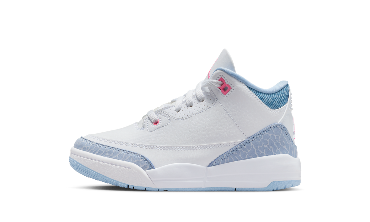 Air Jordan 3 Retro White Cobalt Bliss (PS) HQ0783-101 — Vista 1
