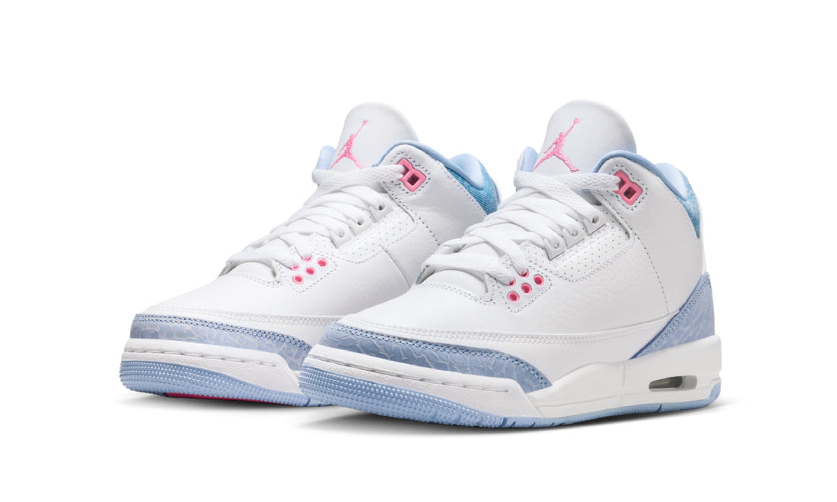 Air Jordan 3 Retro White Cobalt Bliss (GS) HQ0784-101 — Vista 2