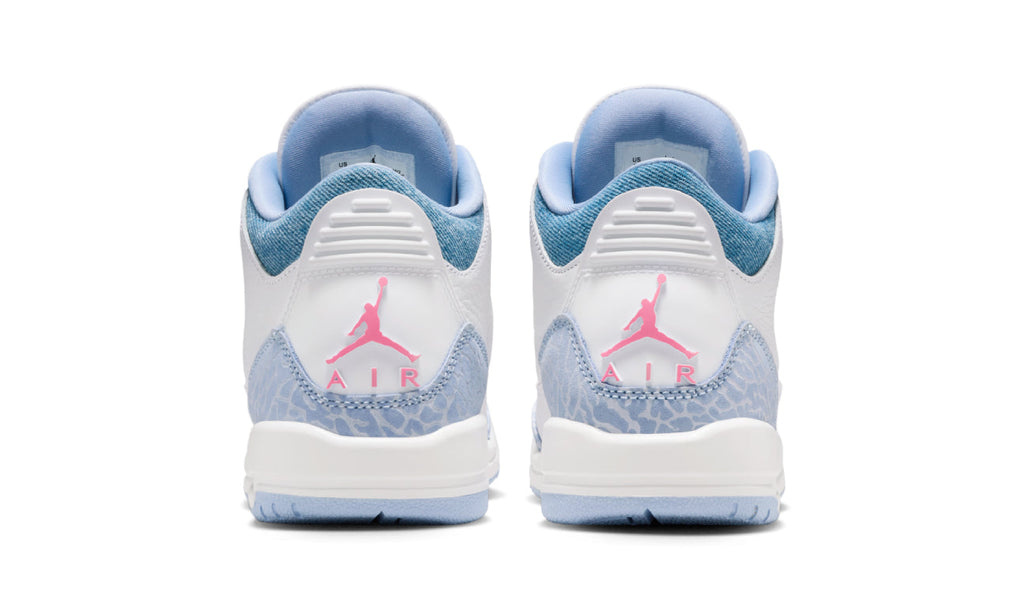 Air Jordan 3 Retro White Cobalt Bliss (GS) HQ0784-101 — Vista 3