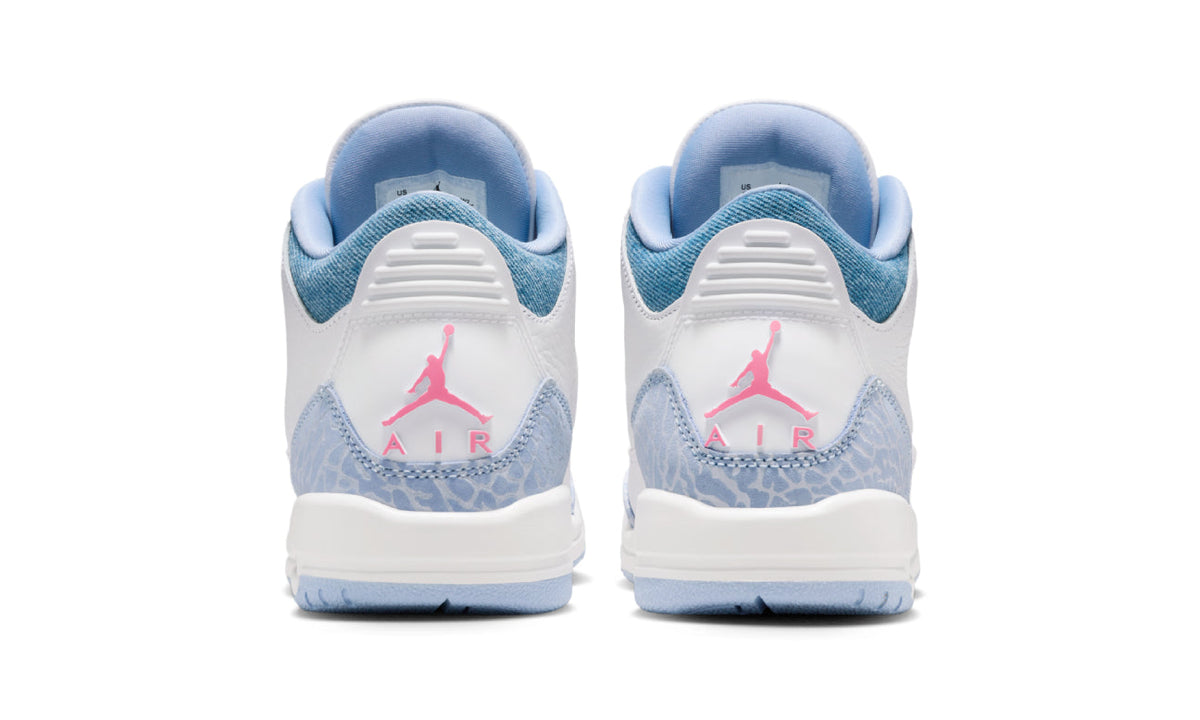 Air Jordan 3 Retro White Cobalt Bliss (GS) HQ0784-101 — Vista 3
