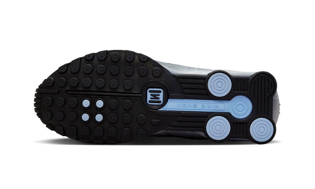 Nike Shox R4 Metallic Silver Black Psychic Blue — Foto 2