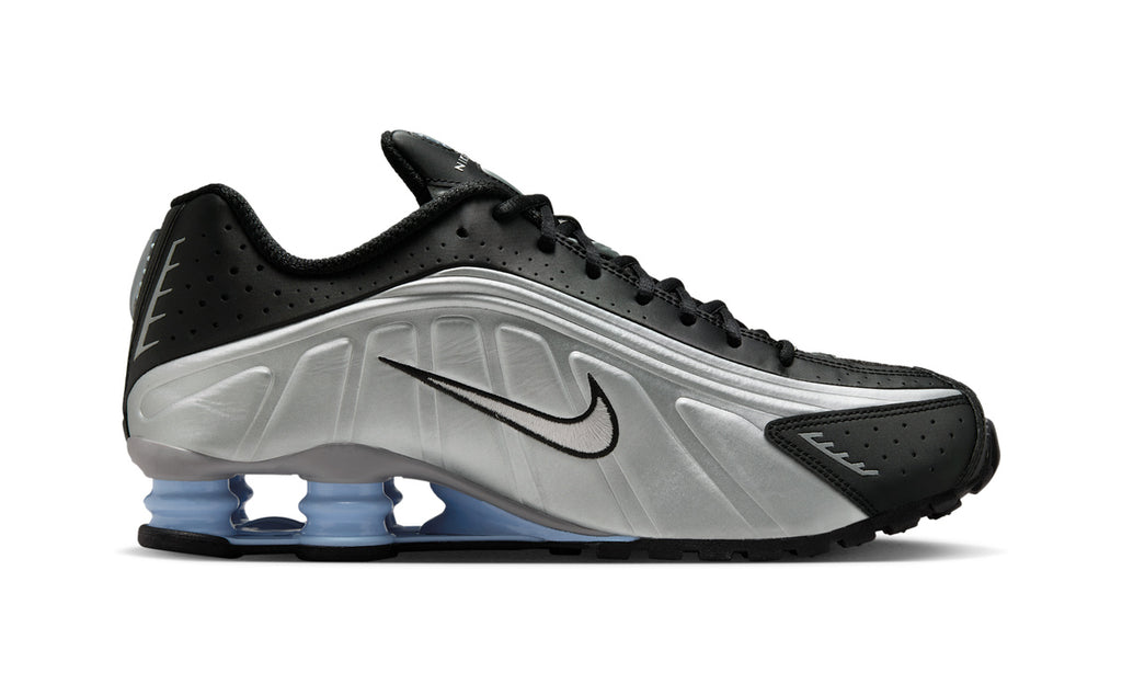 Nike Shox R4 Metallic Silver Black Psychic Blue — Foto 3