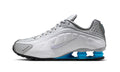 Nike Shox R4 Metallic Silver White Blue Lagoon — Foto 1