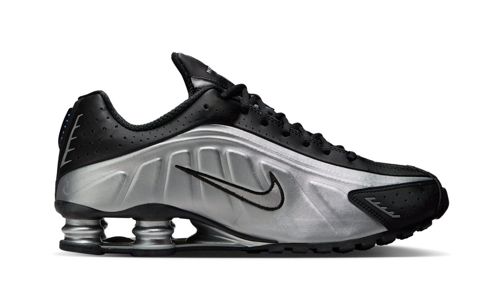 Nike Shox R4 Metallic Silver Black — Foto 3